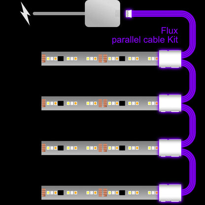 Gradient - Parallelkabel | WEISS Mehrpunktverteiler 2, 3, 4+ Wege | in Metern 