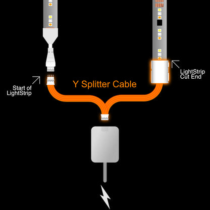 Gradient - WEISSER Splitter | STEUERKASTEN > Starter & Erweiterung 