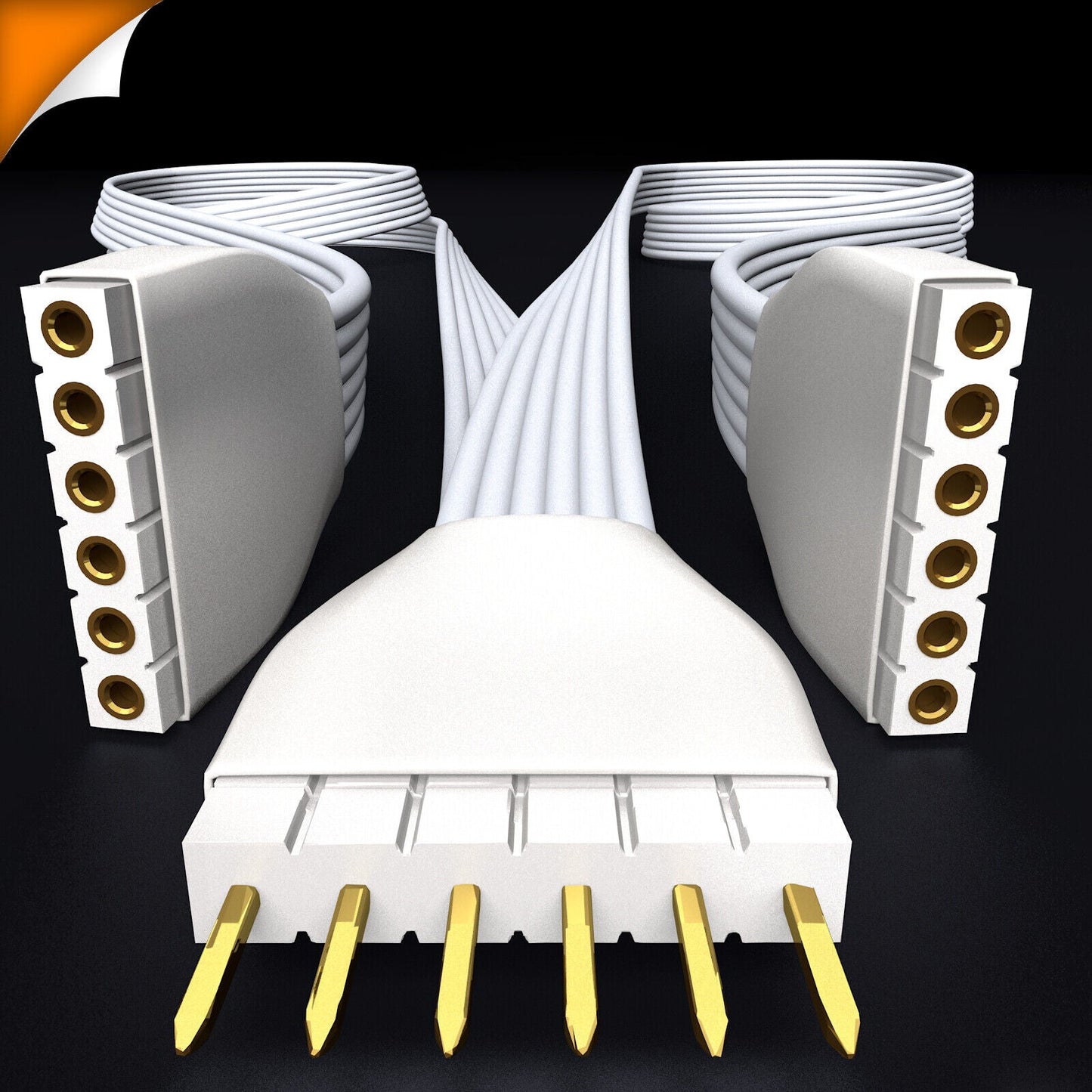 Plus V2 & V3 - Splitter WIT | LIGHTSTRIP > Verlengstuk & Verlengstuk | in Voeten 